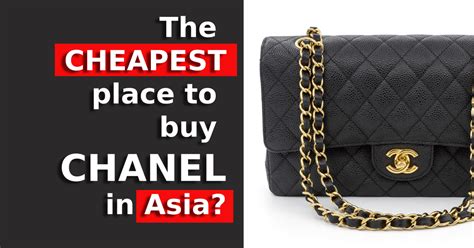 cheapest country to buy chanel in 2024|The Cheapest Place to Buy Chanel in Asia in 2024 – CloverSac.